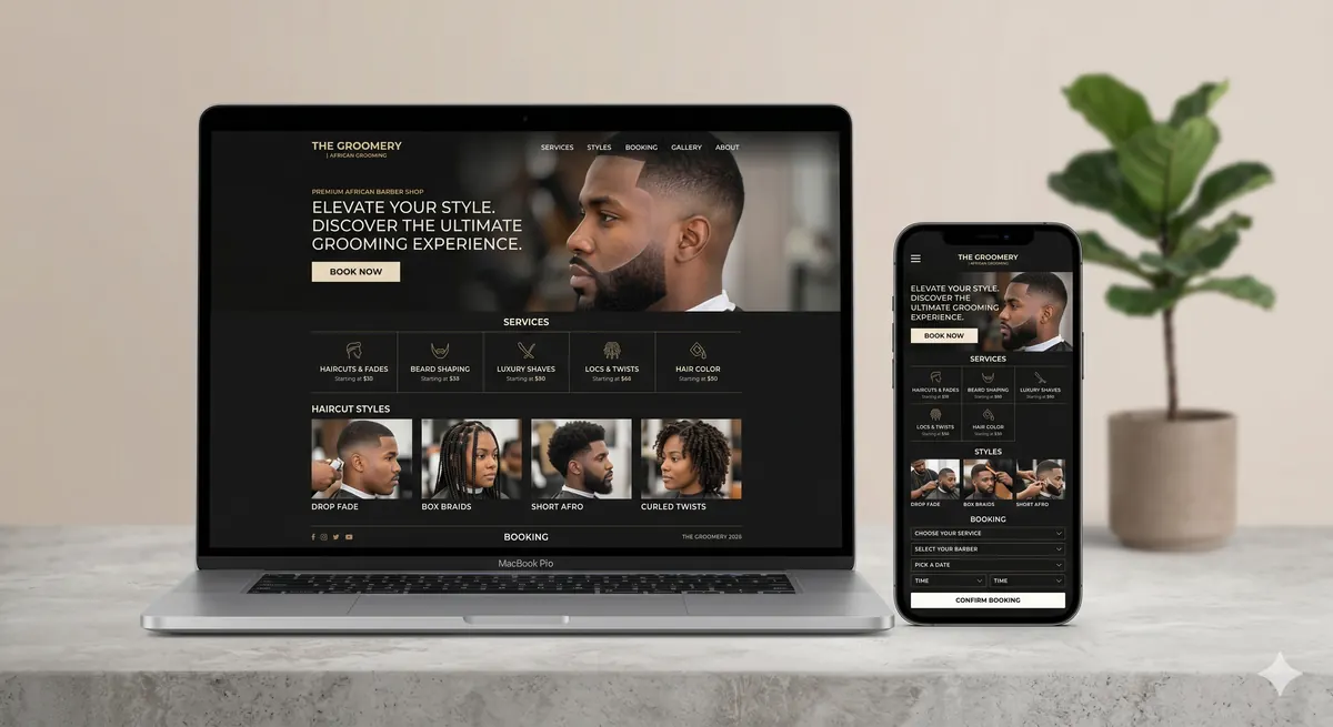 E-commerce website design Africa